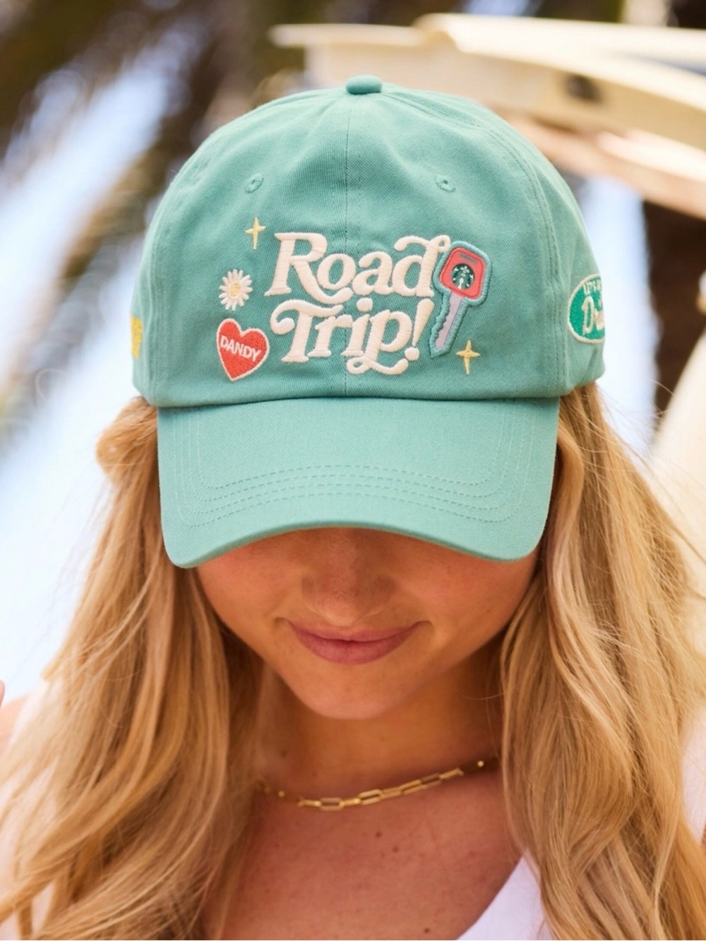 Starbucks Mint Green Road Trip Embroidered Baseball Cap